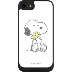Nivocase Handyhülle für Apple iPhone 7 Hülle NIVOpure Case Schwarz Liebe Peanuts Snoopy (Apple iPhone 7), Smartphone Hülle, Schwarz