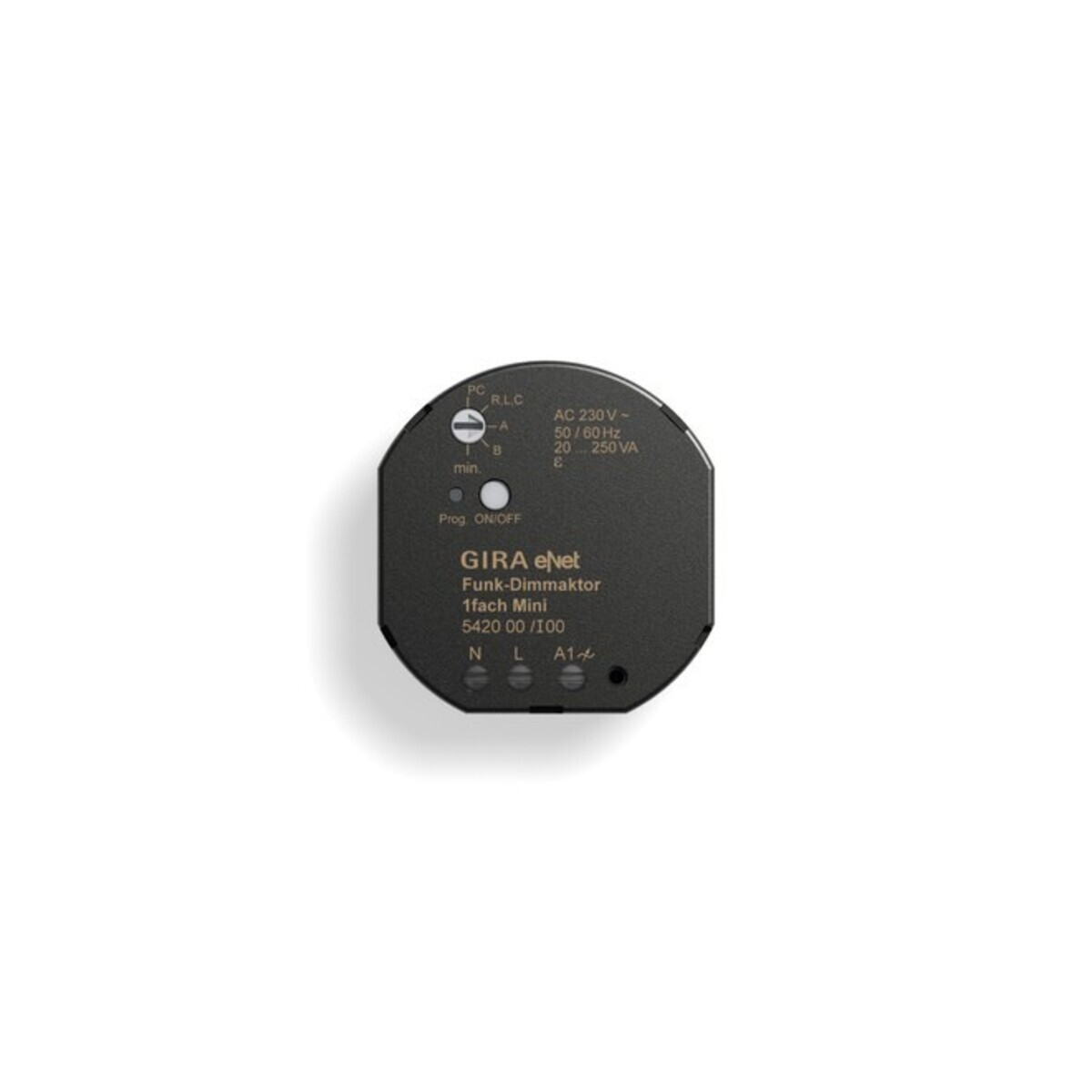 Gira eNet draadloze dimmer, 1-voud, mini, 20-250VA