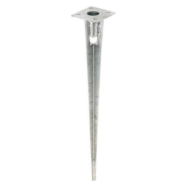 Alberts Einschlag-Bodenhlse fr Pfosten? 38 mm, feuerverzinkt, 1 Stck (4004338658670)