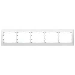 Legrand 771005 Rahmen 5-fach waagerecht Galea ultraweiß