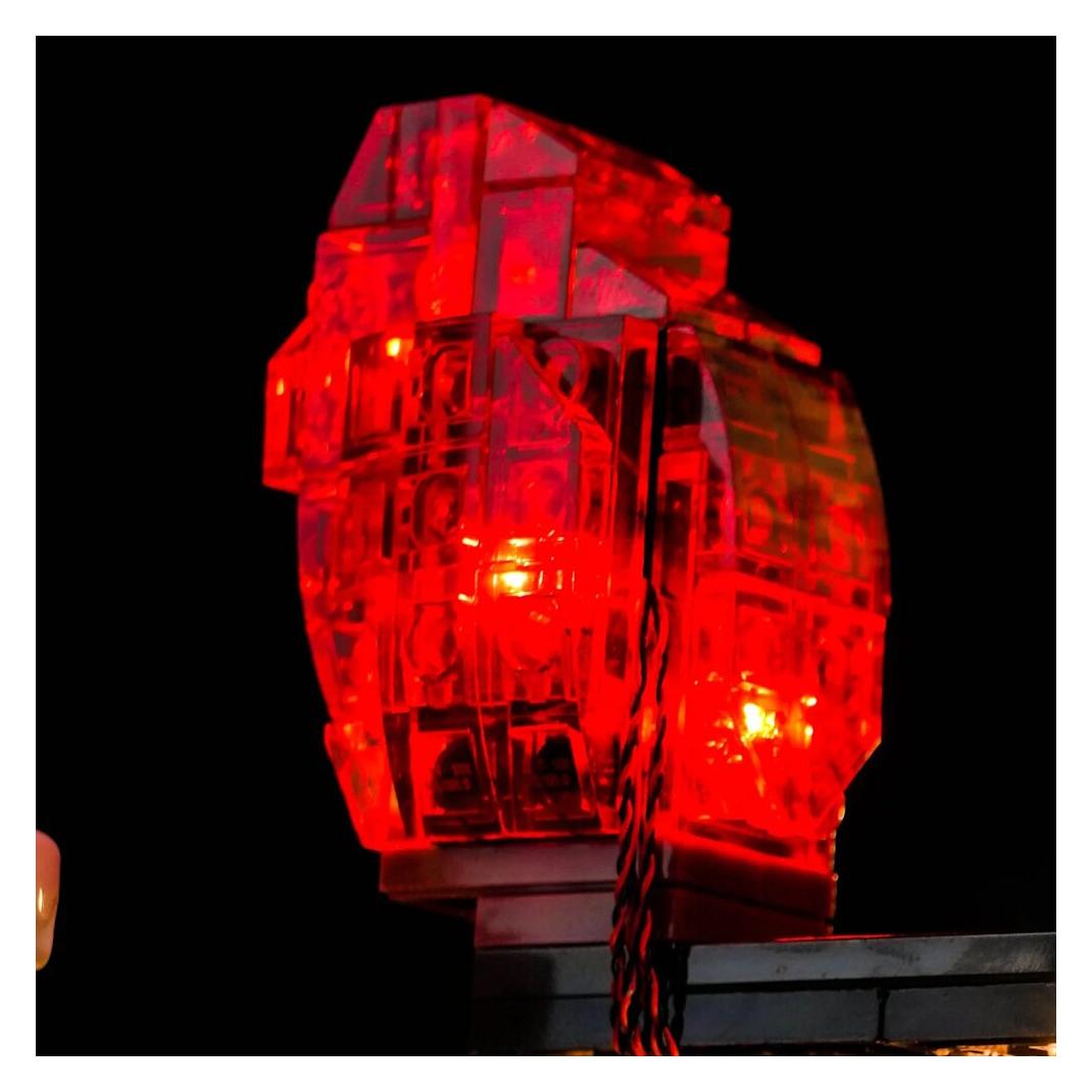 BrickBling LED Beleuchtungs-Set für LEGO 76466 HP, Stein der Weisen, Sammlered. inkl. Fernbedienung (GC1299)