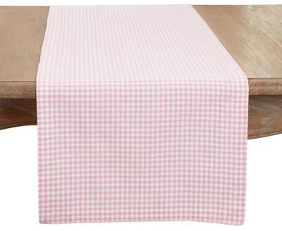 Saro Lifestyle Traditional Gingham Table Runner