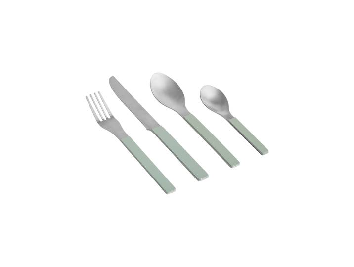 Hay - Set de couverts MVS - Vert - Acier inoxydable - Designer Muller Van Severen