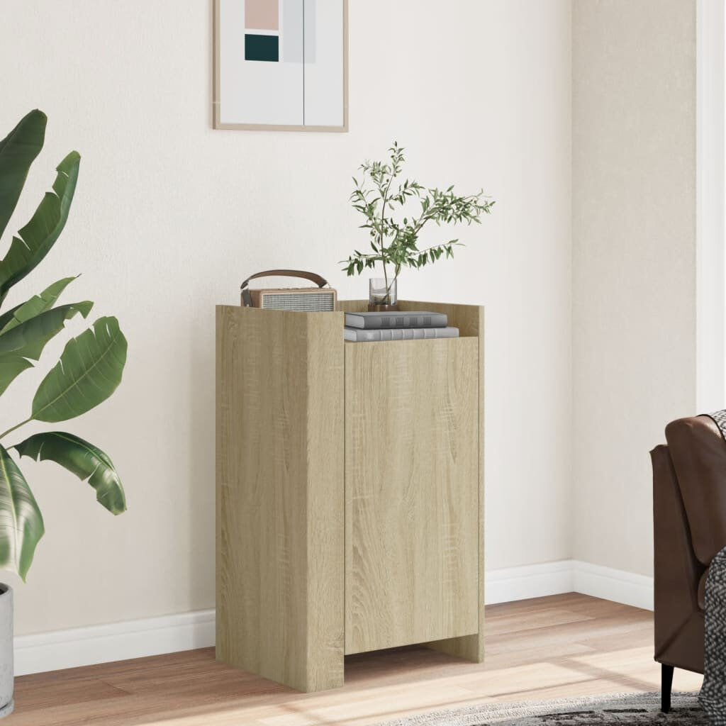 Latitude Run Amarious 45 cm W Sideboard Sonoma Oak 75cm H X 45cm W X 35cm D