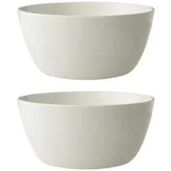 Maastricht Porselein Maastricht Porzellan Schale Lux 21 cm 2 l Offwhite Porzellan 2 Stück