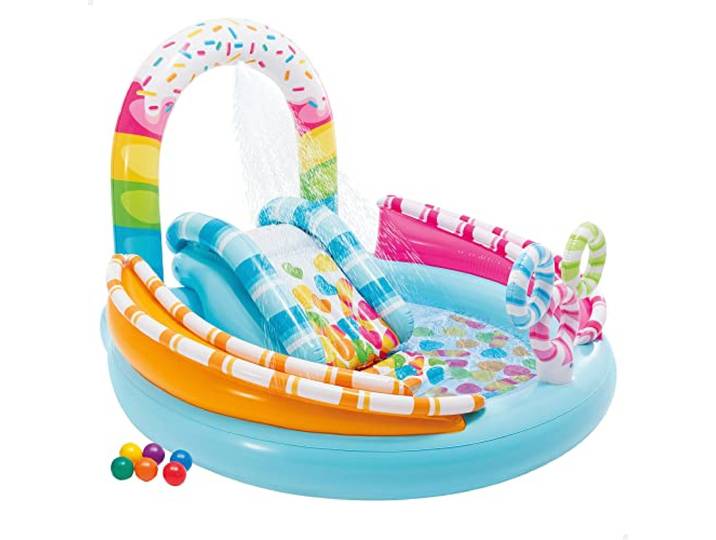 Intex Candy Fun Play Center, aufgeblasene Größe: 170 cm x 168 cm x 122 cm (57144NP)
