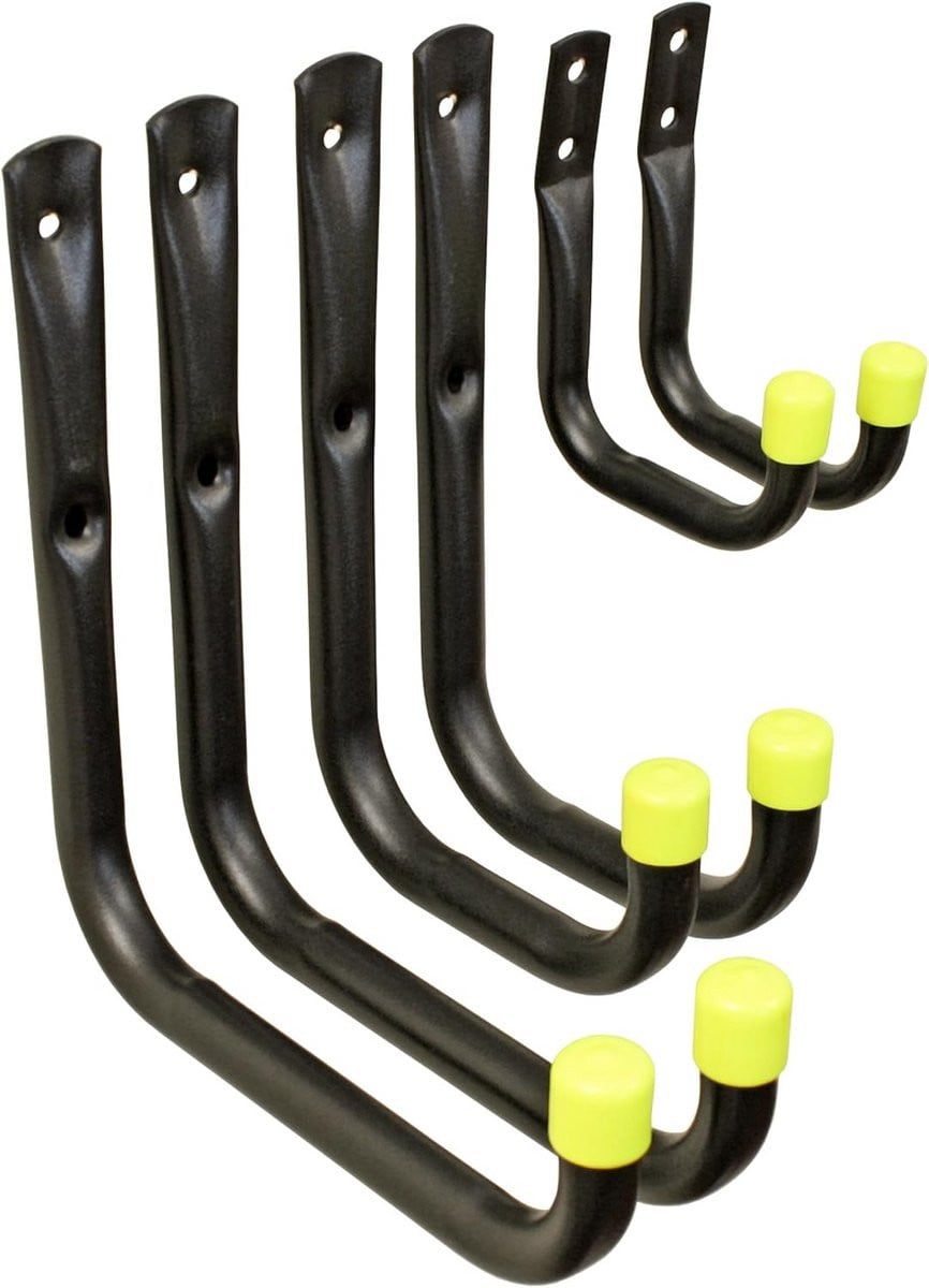 Multifunctionele Garage Opslag Haken - 6 stuks in diverse maten