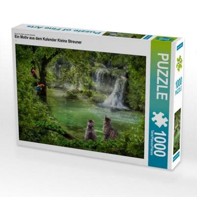 CALVENDO Puzzle Ein Motiv aus dem Kalender Kleine Streuner | 1000 Teile Lege-Größe 64x48cm Foto-Puzzle für glückliche Stunden