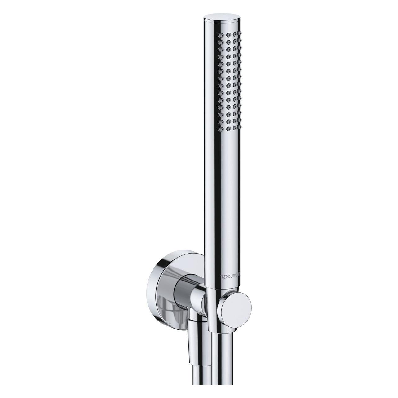 Duravit set de coude de raccordement mural 1jet, chrome brillant, UV0762002010, UV0762002010 (UV0762002010)