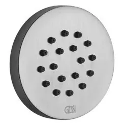 Gessi CONO feste Seitenbrause, rund, Wandmontage, 1-Strahl, 32971713, Farbe: Messing Antik