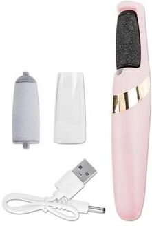 Uplift Treasures Electric Callus Remover Rechargeable Foot Exfoliator For Smooth Feet pink