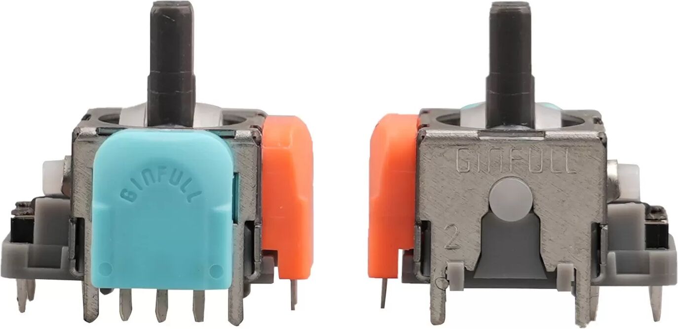 INF Verbesserter TMR Winkel Joystick 2er-Pack - Hochpräziser Hall-Effekt Elektromagnetischer Rocker kompatibel mit Xbox One