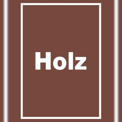 HB-Druck Holz Mülltrennung Schild mit Text hochkant A5 (148x210mm)