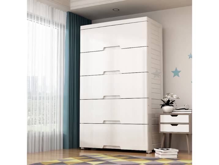 Armoire de rangement à grand tiroir épais, armoire simple en plastique pour bébé, boîte de rangement de tri de jouets pour enfants