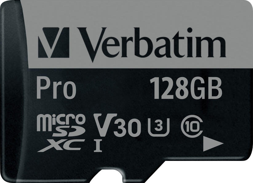 Verbatim Speicherkarte micro SDXC Card 128GB 47044
