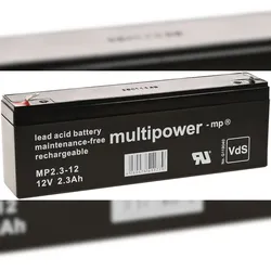 Powery Bleiakku (multipower) kompatibel zu MP2.2-12 Vds