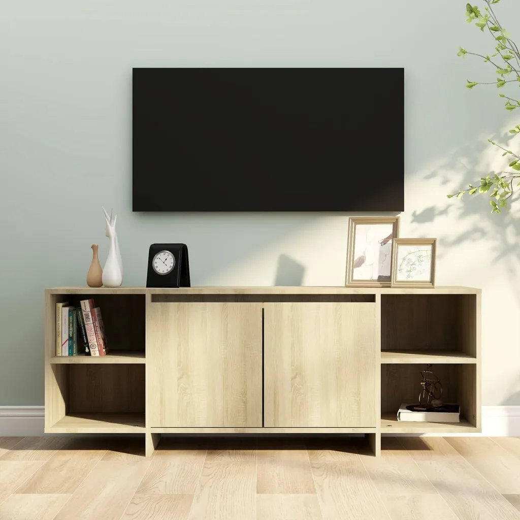 Ebern Designs Ghofran TV Stand for TVs up to 55" Sonoma Oak
