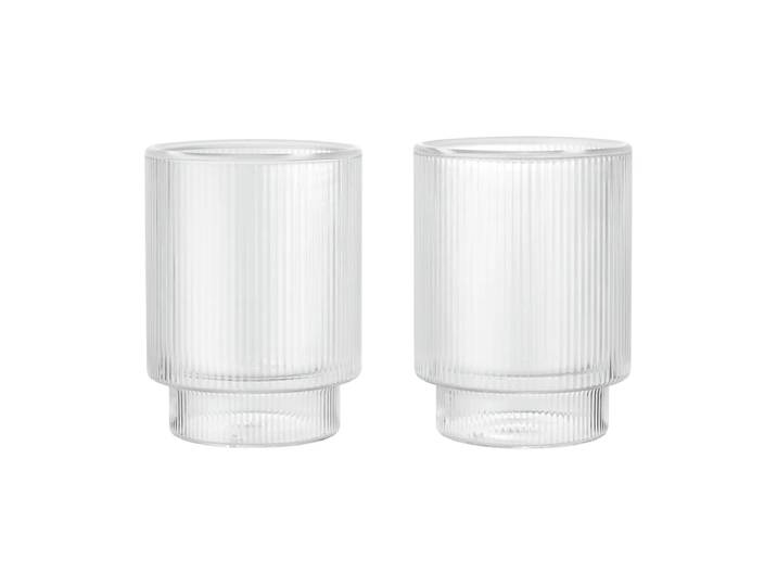 Ferm Living Verre Ripple Thermal 22 cl, lot de 2 Clear