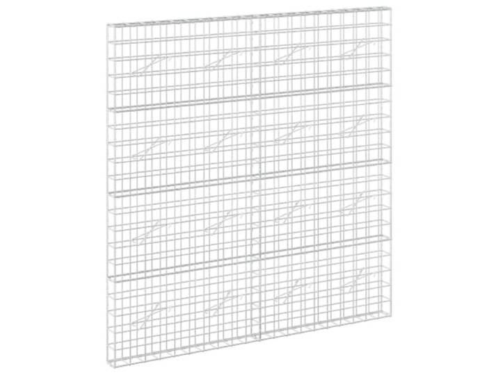 vidaXL Gabione mit 3,5 mm Draht und 10x10 cm Maschen 200x10x200 cm Robuste Konstruktion: Hält allen Wetterbedingungen stand. Einfache Montage: Schneller Aufbau mit Haken- und Clipsystem