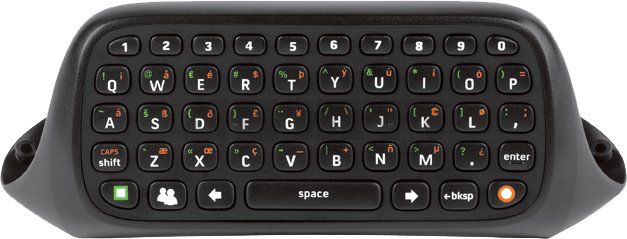 Microsoft Xbox 360 Chatpad Zwart-Excl. Headset (Xbox 360) Gebruikt