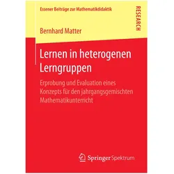 Lernen in heterogenen Lerngruppen, Schulbücher von Bernhard Matter