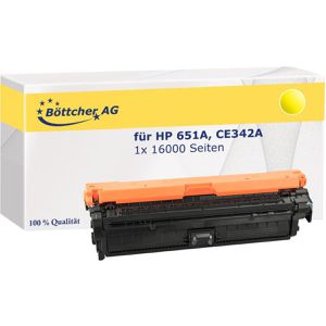 kompatibel für HP 651A CE342A gelb Kompatibler Toner  16000 Seiten