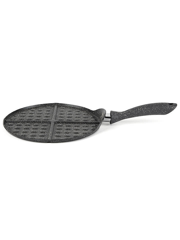 Trendy Kitchen by EXCÉLSA Waffelpfanne "Disco Cook" in Grau - Ø 26 cm - onesize