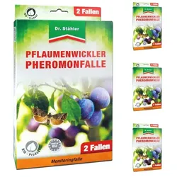 Pflaumenwickler Pheromon-Falle: ideal für Pflaumenbäume in Gärten und Plantagen: 8 Fallen