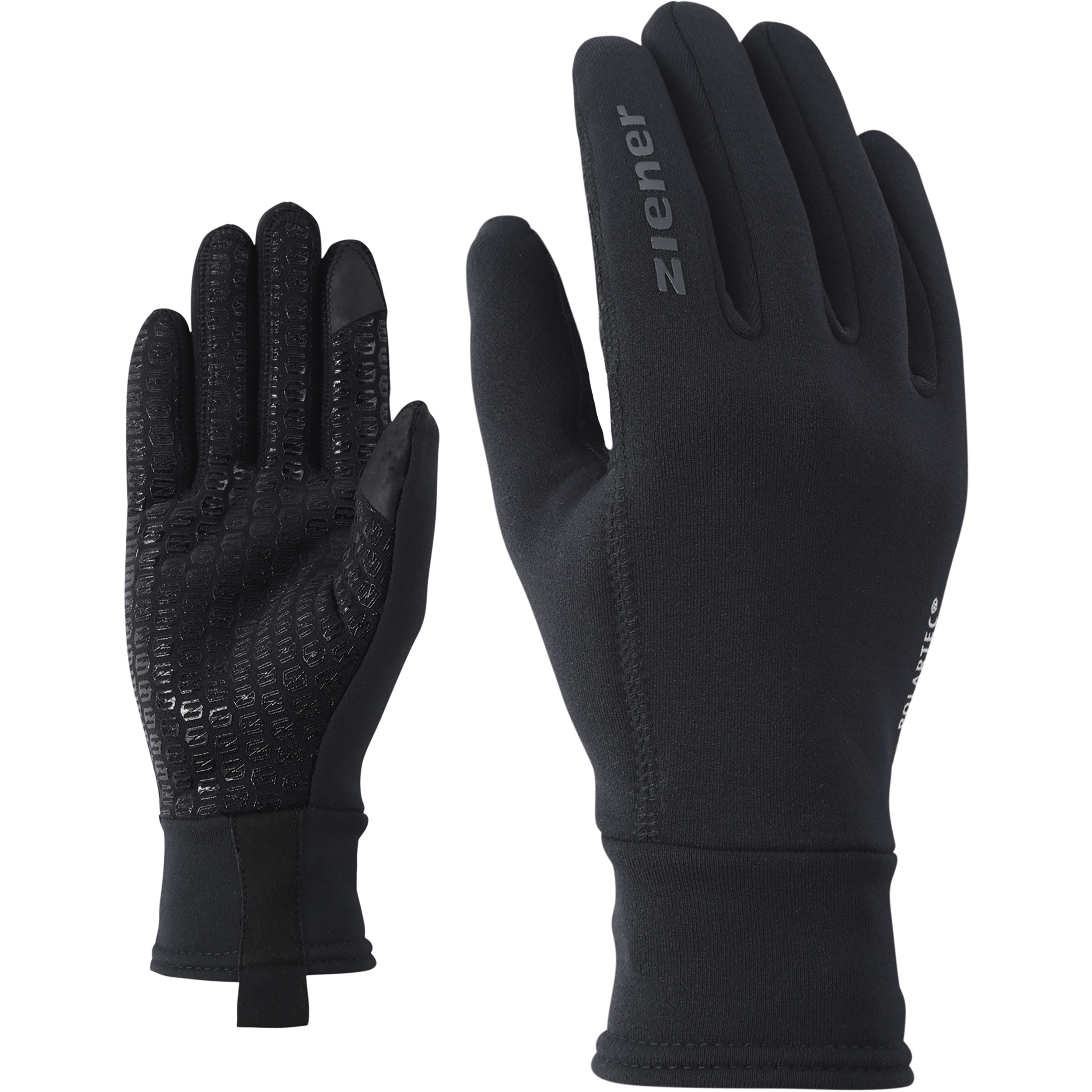 Ziener Idiwool Touch Fingerhandschuhe schwarz Größe 8 Trekking Hautfreundlich Merinowolle