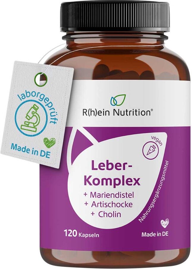 R(h)ein Nutrition Leber-Komplex Mariendistel + Artischocke + Cholin