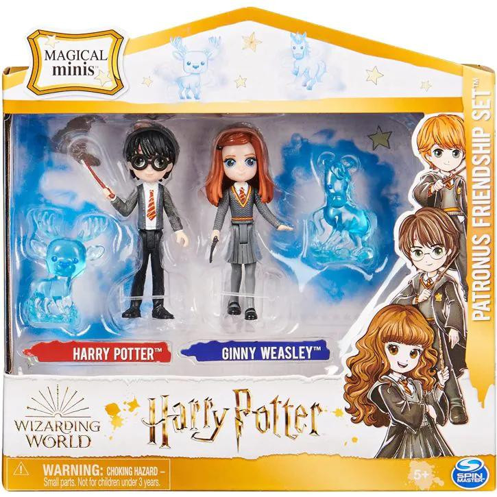 Wizarding World Harry Potter Magical Minis Patronus Vriendschapsset met Harry Potter, Ginny Wemel, 2 personages en 2 wezens