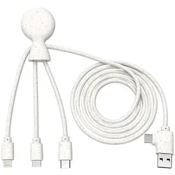 Xoopar USB-A-C/Micro-USB- und USB-C- und Lightning-Kabel (1 m), USB Kabel