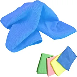 Microfasertuch ENA Standard Wischtuch light 40x40 cm blau waschbar bis 90 °C, Trockner geeignet, Grammatur: 210 g/m2