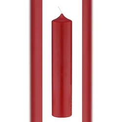 Kopschitz Kerzen Altarkerzen Rot 250 x Ø 70 mm, 4 Stück