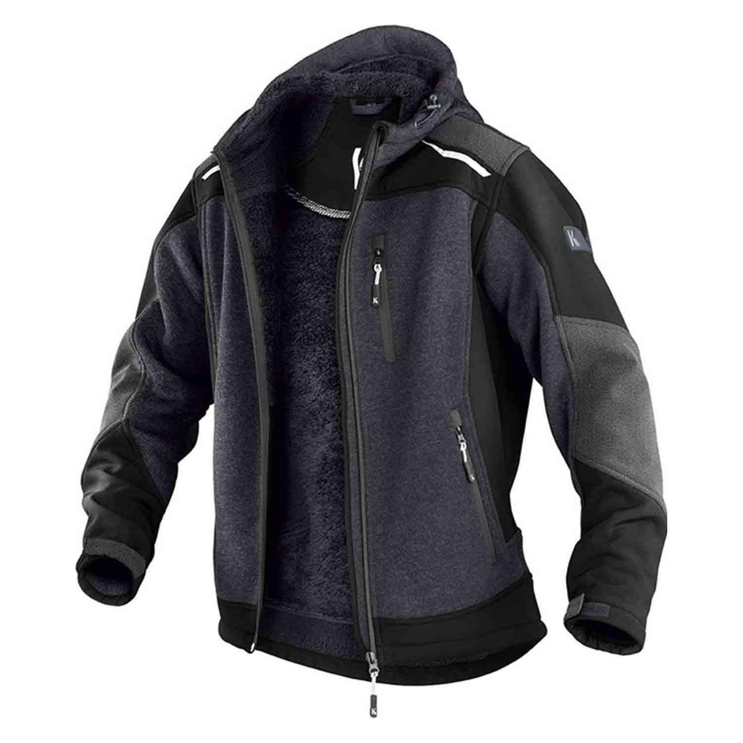 Kübler Strickjacke mit Teddyfutter (XL) (1741 9511-9899-XL)
