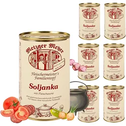 Metzger Meyer Soljanka mit Fleischwurst 6 x 1,2L