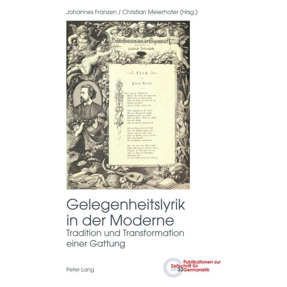 Peter Lang Gelegenheitslyrik in der Moderne (Deutsch, Softcover, Christian Meierhofer, Johannes Franzen) (56227083)
