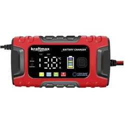 Kraftmax, Autobatterie Ladegerät, Ladegerät (10 A, 12V, 24V)