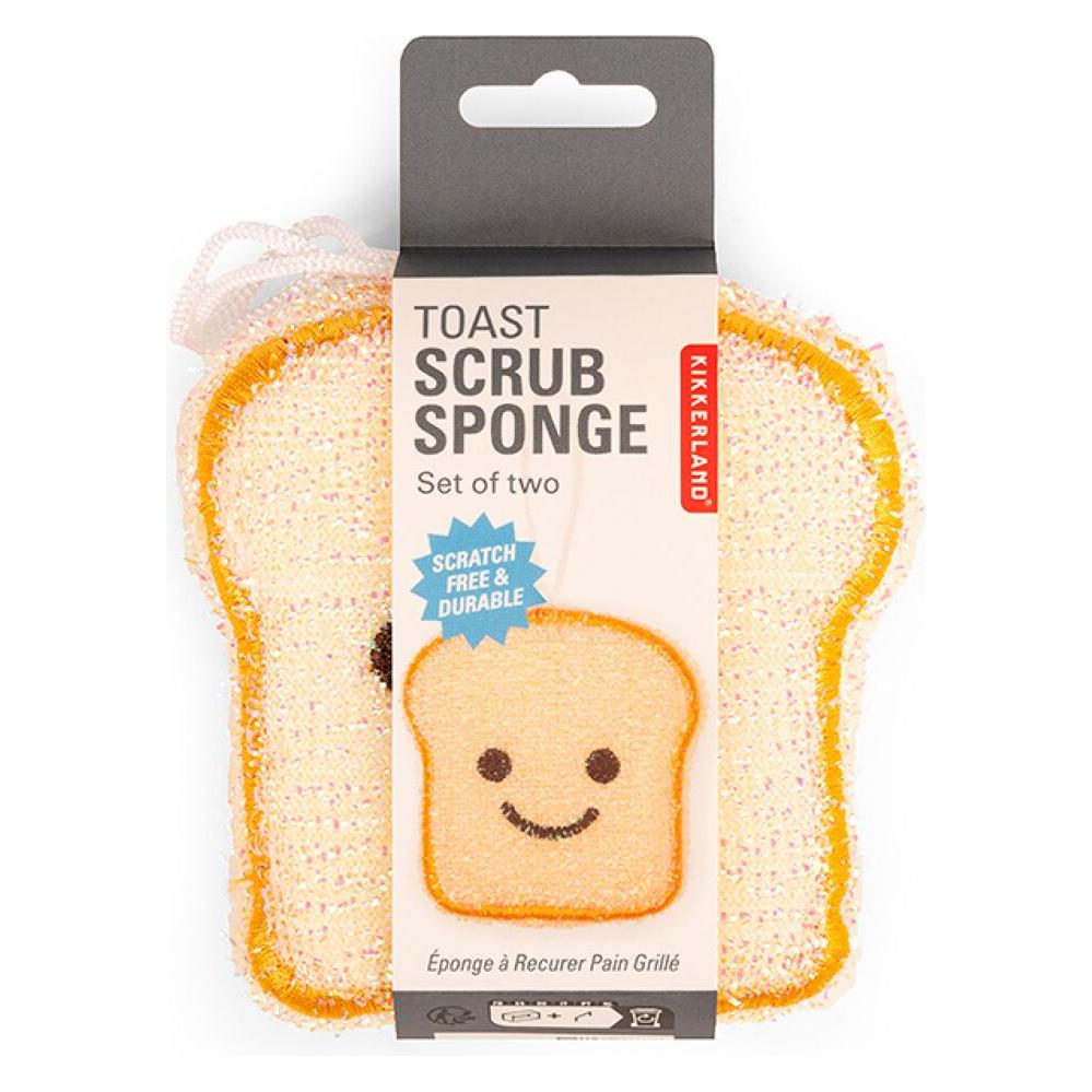 Kikkerland Toast Scrub Sponge (2 Stk.) (CU380)