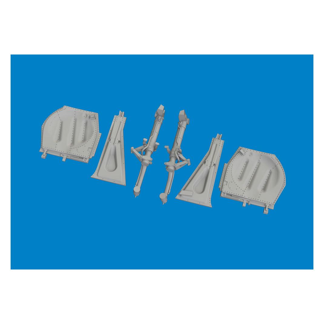 Eduard P-51D undercarriage legs PRINT (672384)