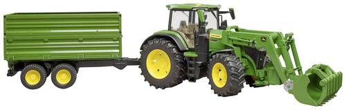 bruder John Deere 7R 350, Frontlader T.A.-Hänger Fertigmodell Landwirtschafts Modell