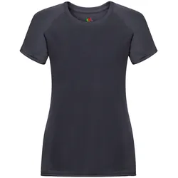 Fruit of the Loom Performance T Lady-Fit Damen T-Shirt Sport Shirt Fitness NEU, deep navy, XS