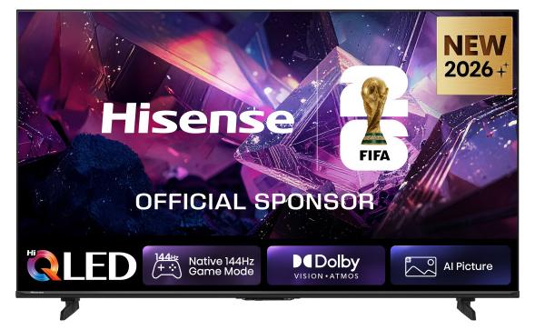 Hisense A7S, 139,7 cm (55"), 3840 x 2160 Pixel, QLED, Smart-TV, WLAN, Schwarz