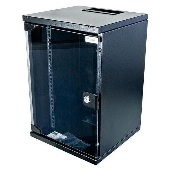 Wirewin WCAB 10 312X300X9U BL Rack 9U Wandmontiertes Regal Schwarz (9 HE, 10 Zoll Rack) (WCAB 10 312X300X9U BL)