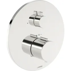 Hansa HANSAEASYTHERM 8861 Thermostat 88619245 Fertigmontageset, Sichtteil für einen Abgang, rund chrom