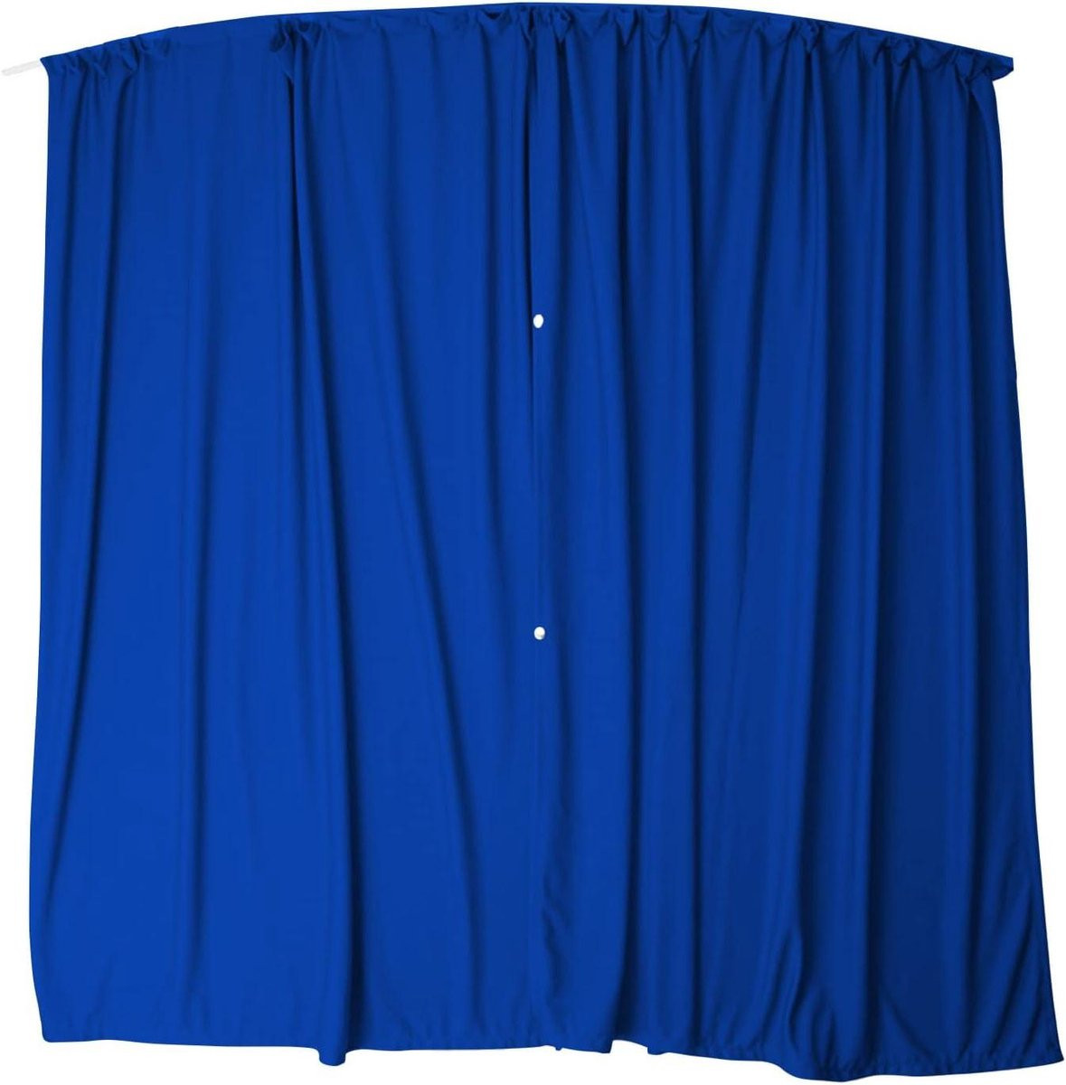 Blauw Cabine Scheidingsgordijn voor extra privacy, ondoorzichtig