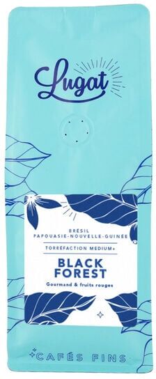 Cafés Lugat - Black Forest - Gemahlener Kaffee 230 G - MaxiCoffee