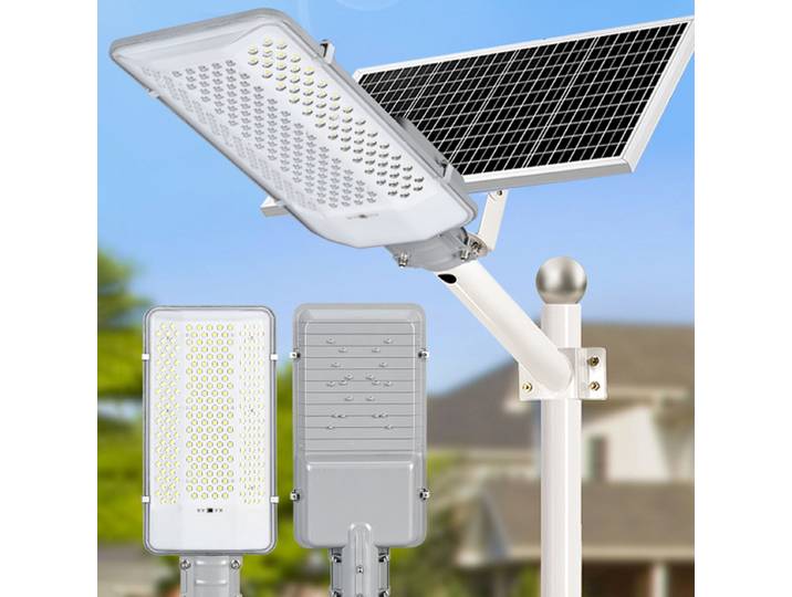 Lampes solaires ultra-lumineuses, lampadaires solaires d'extérieur, lampes solaires à énergie solaire pour jardin/terrain de stationnement/cour/terrasse