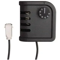 MCS Master Raumthermostat TH5 mit Leitung 3m, Thermostat, Schwarz