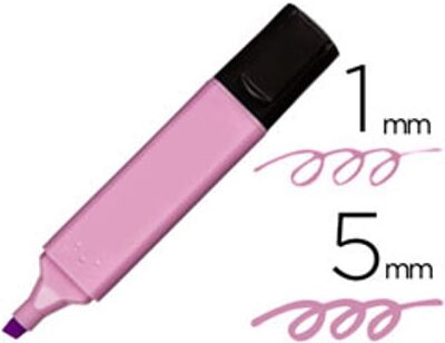 WHITE LABEL Marcadores Pastel  Ponta fina 5mm   Lilás